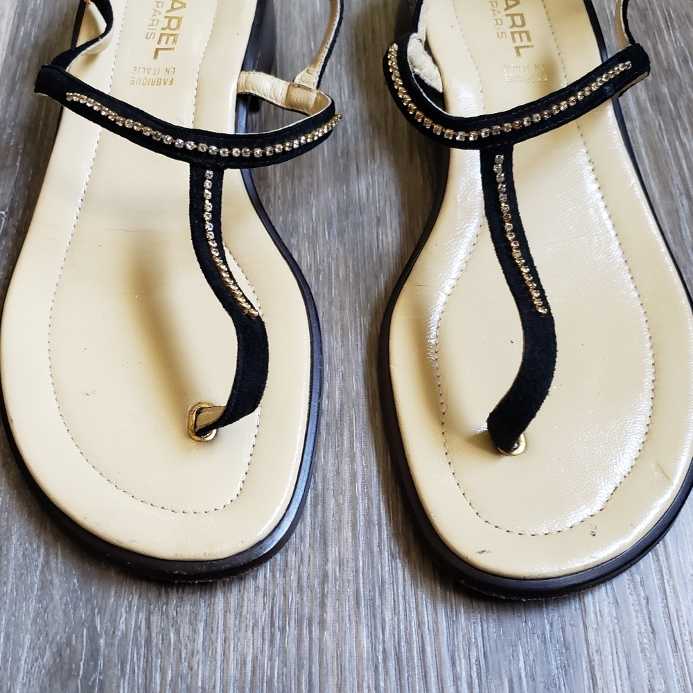 CAREL PARIS SLINGBACK SANDALS - Picture 5 of 15
